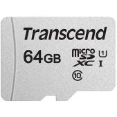 Карта памяти MicroSDXC 64Gb Transcend TS64GUSD300S Class 10 w/o adapter