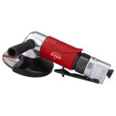 Пневматическая углошлифовальная машина Elitech 186355 0704.014200 красная черная 125мм