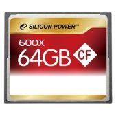 Карта памяти Compact Flash 64Gb Silicon Power SP064GBCFC600V10 600X
