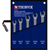Набор разрезных ключей Thorvik 52055 FNWS005 в сумке 8-19мм, 5 предметов