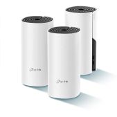 Беспроводной маршрутизатор TP-Link Deco M4(3-pack) AC1200 Whole-Home Mesh Wi-Fi System, Qualcomm CPU, 867Mbps at 5GHz+300Mbps at 2.4GHz, 2 Gigabit Ports, 2 internal antennas