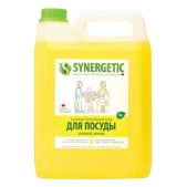 Средство для мытья посуды Synergetic Лимон 103500, антибактериальное, 5л