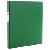 Папка с металлическим скоросшивателем Brauberg картон/ПВХ, 35мм, зеленая, до 290 листов