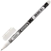 Ручка Пиши-стирай гелевая Пифагор 100 корпус двухцветный, ластик, игольчатая наконечник 0.5мм, черная