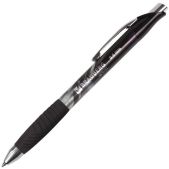 Ручка гелевая Brauberg GPR101 Metropolis Gel, автоматическая корпус с печатью, узел 0.6мм, линия 0.4мм, черная