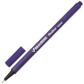 Ручка капиллярная Brauberg 142255 Aero, 0.4мм, металлический наконечник, трехгранная, фиолетовая