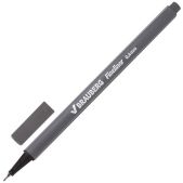 Ручка капиллярная Brauberg 142258 Aero, 0.4мм, металлический наконечник, трехгранная, серая