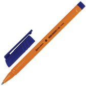 Ручка шариковая Brauberg 142402 Solar трехгранная, корпус оранжевый, узел 1мм, линия 0.5мм, синяя