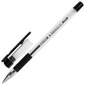 Ручка шариковая Brauberg 142404 X-Writer, узел 0.7мм, линия 0.35мм, резиновый упор, черная