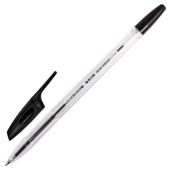 Ручка шариковая Brauberg 142406 X-333, корпус прозрачный, узел 0.7мм, линия 0.35мм, черная
