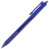 Ручка шариковая Brauberg 142414 Tone масляная автоматическая, корпус тонированный, узел 0.7мм, линия 0.35мм, синяя
