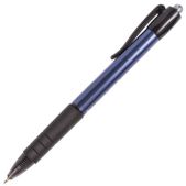 Ручка шариковая Brauberg 142415 Trace масляная автоматическая, узел 0.7мм, линия 0.35мм, резиновый упор, синяя