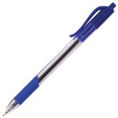 Ручка шариковая Brauberg OBPR158 Extra Glide R-Grip масляная автоматическая, с грипом, синяя, трёхгранный корпус, узел 0.7мм, 142930