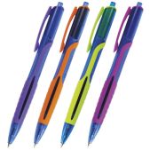 Ручка шариковая Brauberg OBPR204 Phantom Color масляная автоматическая, узел 0.7мм, линия 0.35мм, синяя