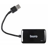 Разветвитель USB 3.0 Buro BU-HUB4-U3.0-S 4 порта черный