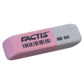 Резинка стирательная Factis CCFIM60RG прямоугольная, двуцветная, 46х15х8мм, синтетический каучук