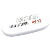 Резинка стирательная Factis CMFOV12 овальная, 61х28х13мм, мягкая, синтетический каучук