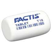 Резинка стирательная Factis CMFT18 Tabletскошенный край, 45х28х13мм, синтетический каучук
