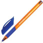 Ручка шариковая Brauberg OBP144 Extra Glide GT Tone Orange масляная, синяя, узел 0.7мм, линия письма 0.35мм