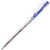 Ручка шариковая Staff 142396 автоматическая, корпус прозрачный, 0.7мм, синяя