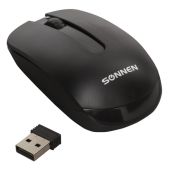 Мышь Sonnen M-3032 USB беспроводная черная