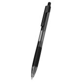 Ручка шариковая Deli EQ01920 Arrow автоматическая 0.7мм резиновая манжета прозрачная/черная черные чернила