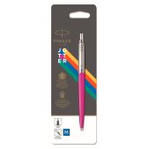 Ручка шариковая Parker Jotter Color 2075996 розовая M синие чернила блистер