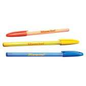 Ручка шариковая Silwerhof 026193-02 Jelly Солнечная коллекция 0.7мм ассорти синие чернила