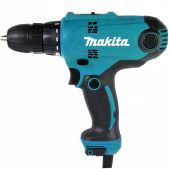 Дрель-шуруповерт Makita DF0300 195497 сетевая, 320Вт, БЗП-10мм, 0-450/0-1500 об/мин, 56/21Нм, 1.2кг, кор