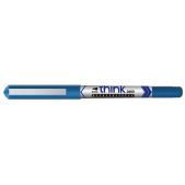 Ручка роллер Deli EQ20030 Think одноразовая 0.5мм стреловидный пишущий наконечник, синяя, синие чернила