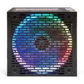 Блок питания ATX 600W Hiper HPB-600RGB ActivePFC, RGB 140mm fan, Black Box