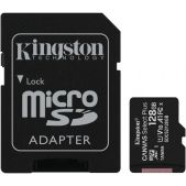 Карта памяти MicroSDHC 128Gb Class10 Kingston SDCS2/128Gb CanvSelect Plus + adapter
