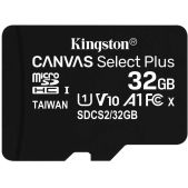 Карта памяти MicroSDHC 32Gb Class10 Kingston SDCS2/32GbSP CanvSelect Plus w/o adapter