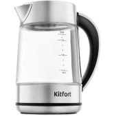 Чайник Kitfort KT-690 1.7л 2200Вт прозрачный (корпус: стекло)