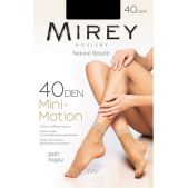 Носки женские Mirey Mini-Motion 40 (2 пары) (144) цвет Nero (черный), размер unica