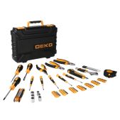 Набор инструментов Deko 065-0736 TZ82 82 предмета в чемодане универсальный для дома и авто