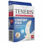 Набор пластырей Teneris 0208-002 Comfort Flex, суперэластичный, полимерная основа, 20шт