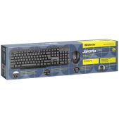 Комплект беспроводной (клавиатура + мышь) Defender 45805 Jakarta C-805 RU черный, полноразмерный