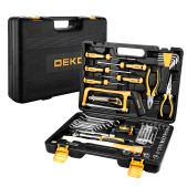 Набор инструментов Deko 065-0737 DKMT89 89 предметов для дома профессиональный, в чемодане, 380х280х80мм, 3.7мм