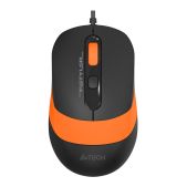 Мышь A4-Tech Fstyler FM10 USB черный/оранжевый