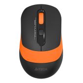 Мышь A4-Tech Fstyler FG10S USB silent беспроводная черная/оранжевая
