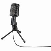 Микрофон Hama H-139906 2м проводной черный