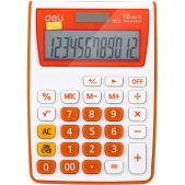 Калькулятор настольный 12-разрядов Deli E1122/OR оранжевый