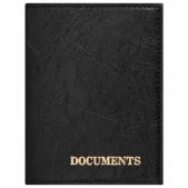 Обложка для автодокументов Staff 237181 экокожа, Documents, черная