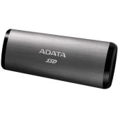 Внешний накопитель SSD 256Gb USB 3.2 Gen2 Type-C ADATA ASE760-256GU32G2-CTI R1000/W1000, Titan-Gray