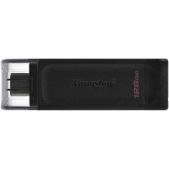 Устройство Type-C USB 3.2 Flash Drive 128Gb Kingston 70 DT70/128Gb DataTraveler черное