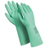 Перчатки латексные Manipula Контакт, хлопчатобумажное напыление, размер 10-10.5 (XL), зеленые, L-F-02