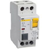 Автоматический выключатель дифференциального тока IEK MDV10-2-063-030 63A 30мА AC 2 230В 2мод
