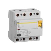 Автоматический выключатель дифференциального тока IEK MDV10-4-063-300 63A 300мА AC 4 400В 4мод