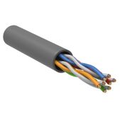 Кабель U/UTP кат. 5е ITK GENERICA BC1-C5E04-111-305-G не экранированный 4X2X24AWG PVC внутренний 305м серый